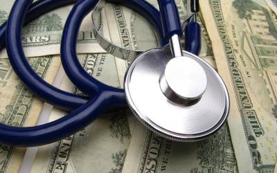 stethoscope and dollar